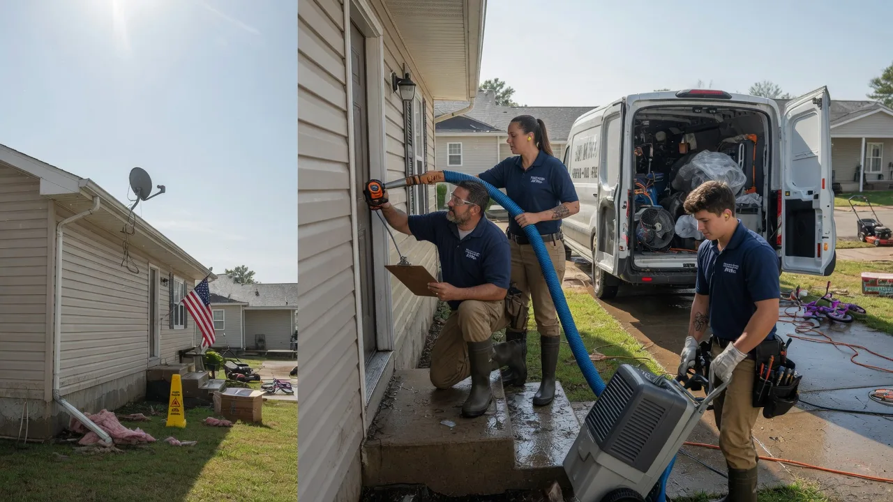 Ceiling Water Damage Restoration in Buckingham, VA near me